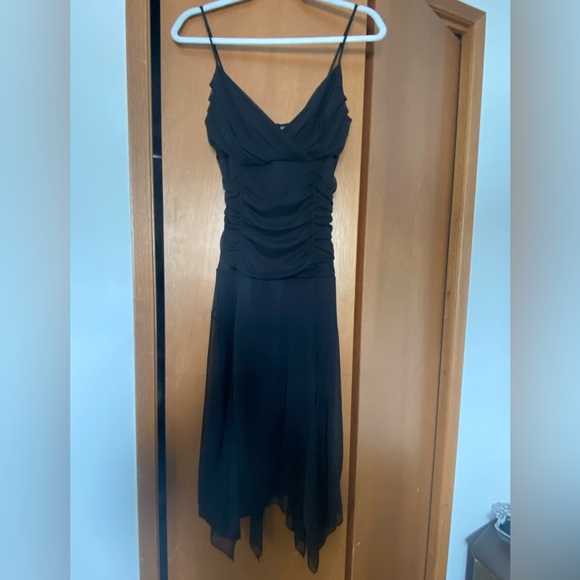 Vintage 90s Le Chateau Black Dress - Picture 1 of 4